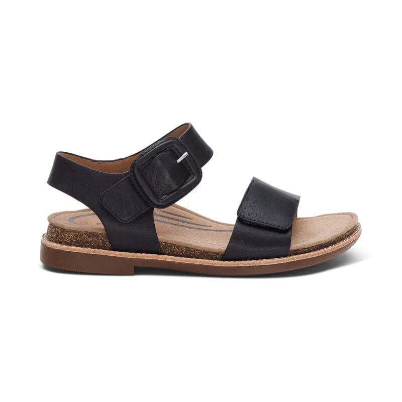 Aetrex Women's Claire Sandals- Black - Image 2