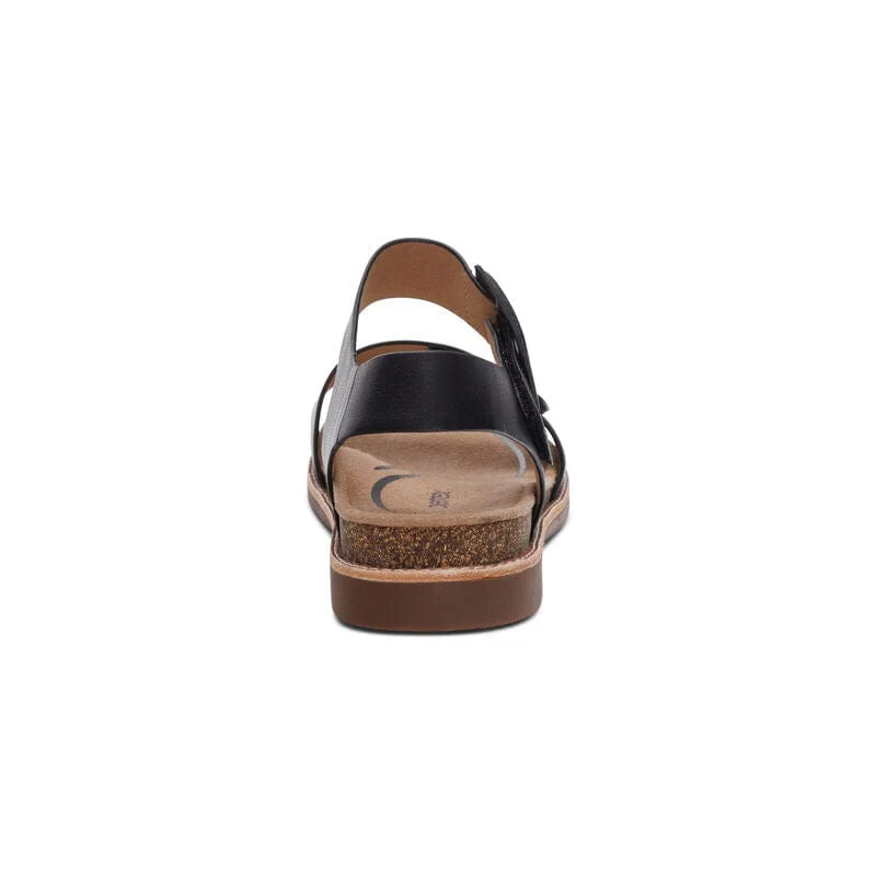 Aetrex Women's Claire Sandals- Black - Image 3