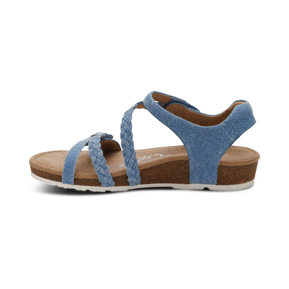 Aetrex Women's Jillian Sandals- Denim - Image 3