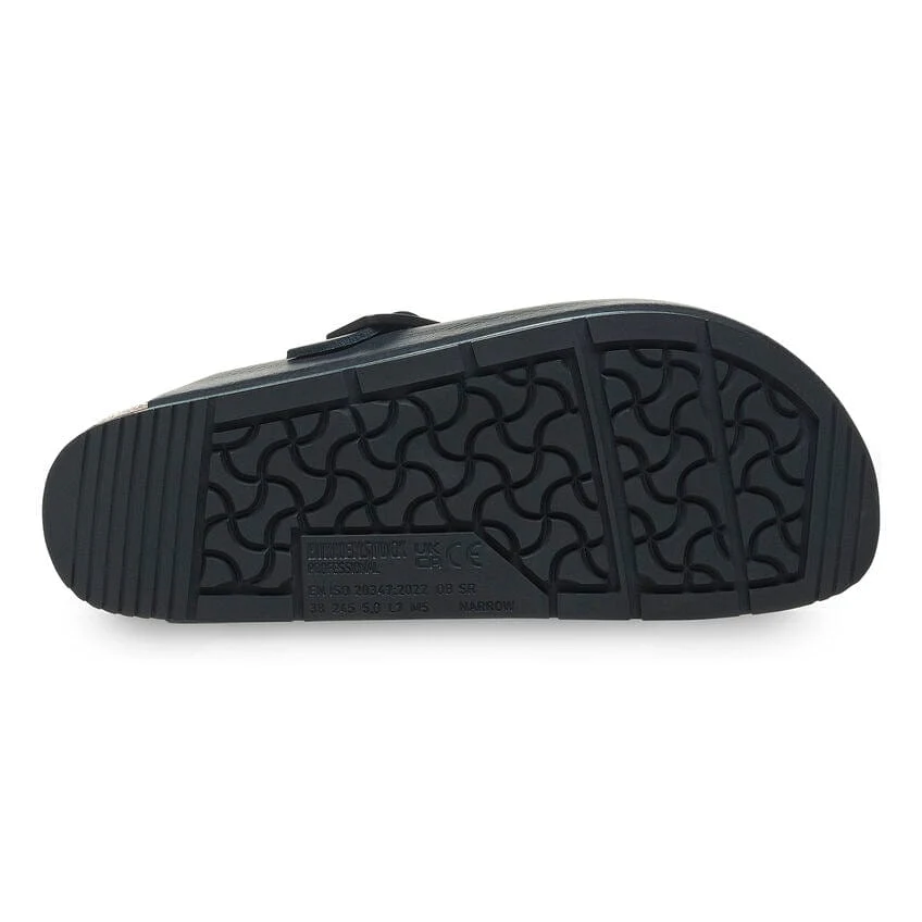 Birkenstock Boston Pro Clogs- Black Leather - Image 6