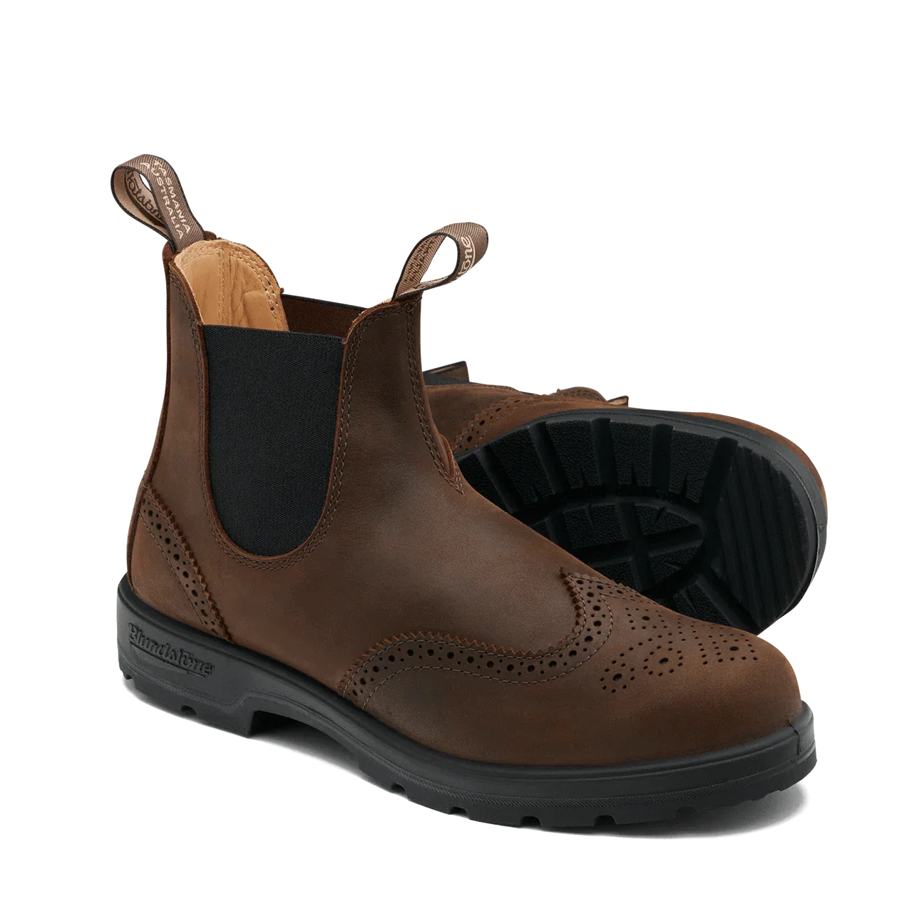 Blundstone #2444 Classic Boots - Antique Brown Brogue - Image 3