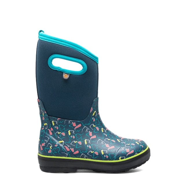 Bogs Kids Classic Boots- Blue/ Pets