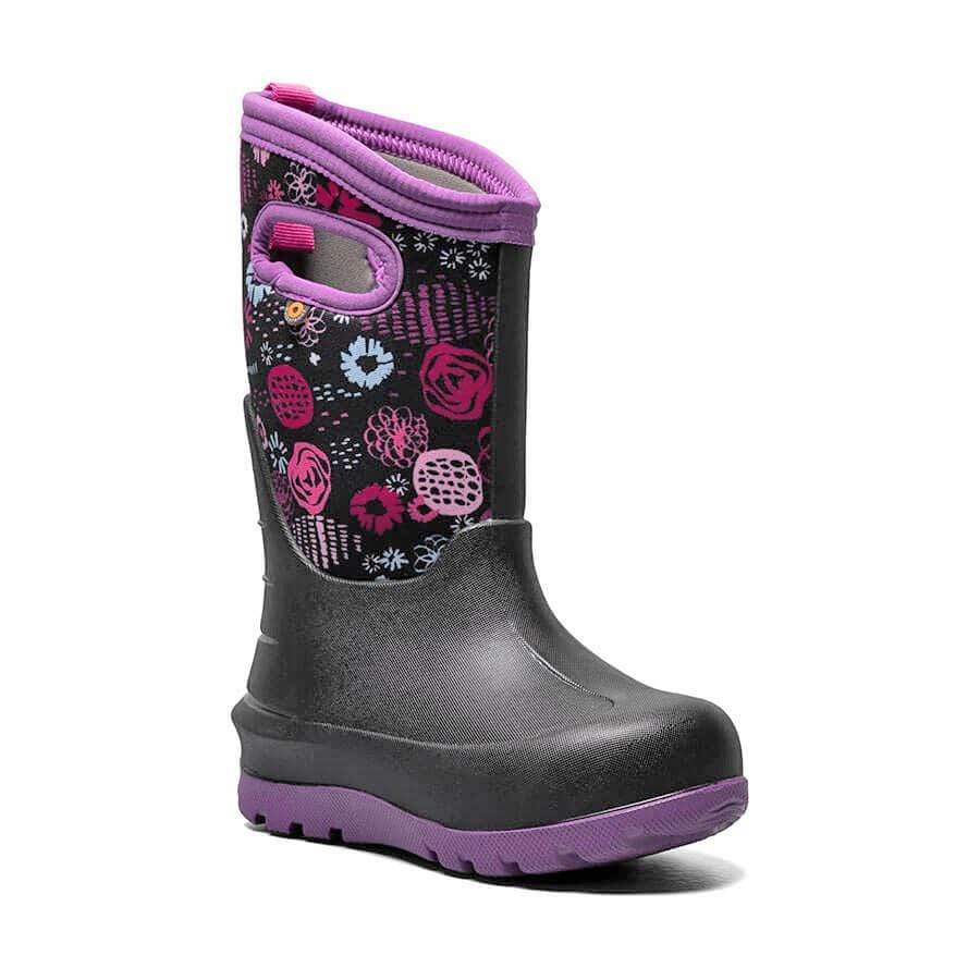 Bogs Kids Classic Boots- Black/ Garden - Image 2