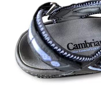 Cambrian Women's Marina Walking Sandals- Black/ Blue - Image 3