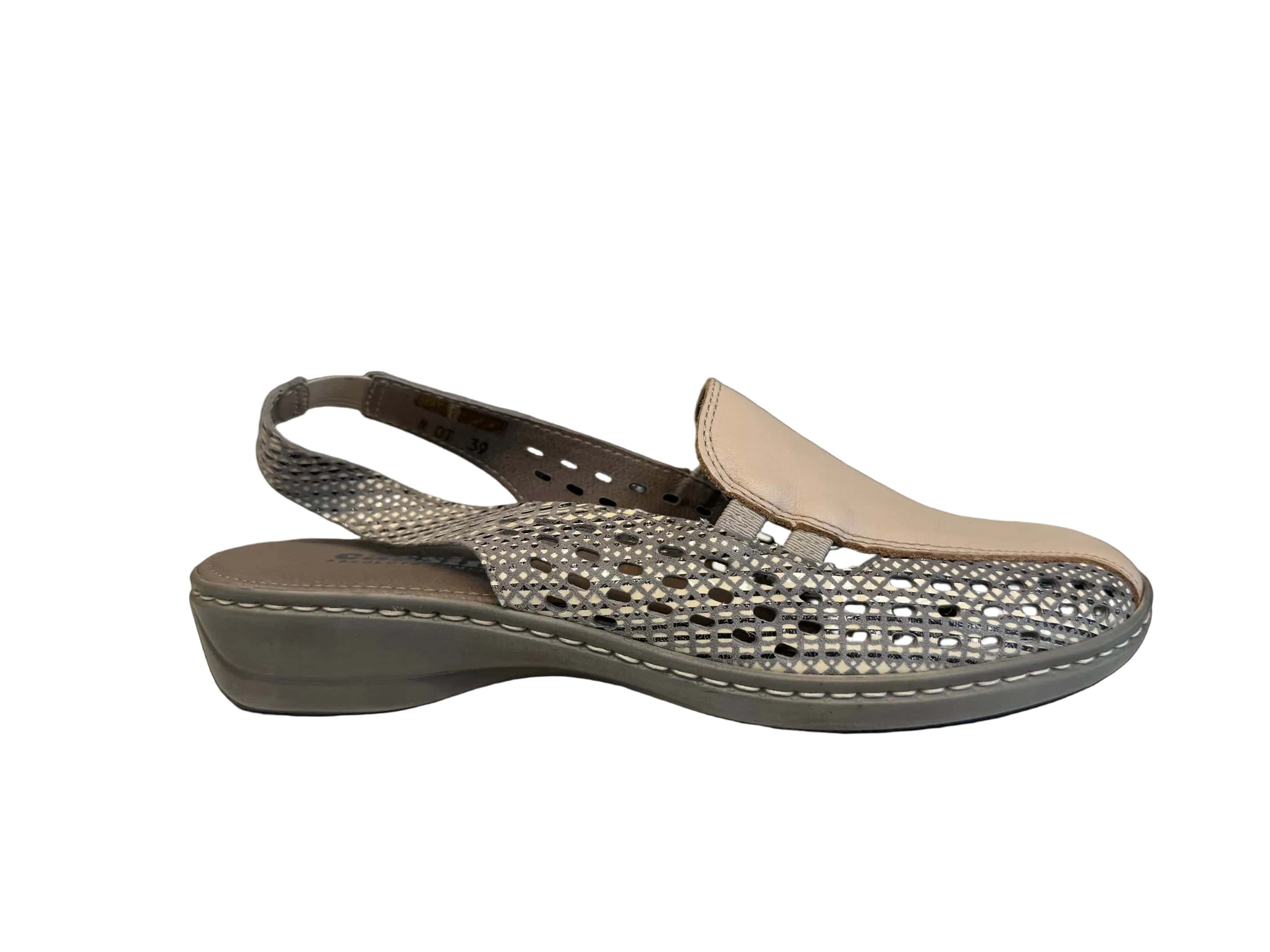 Cassini Women's Mot Slingback Loafers- Taupe/ Squaw