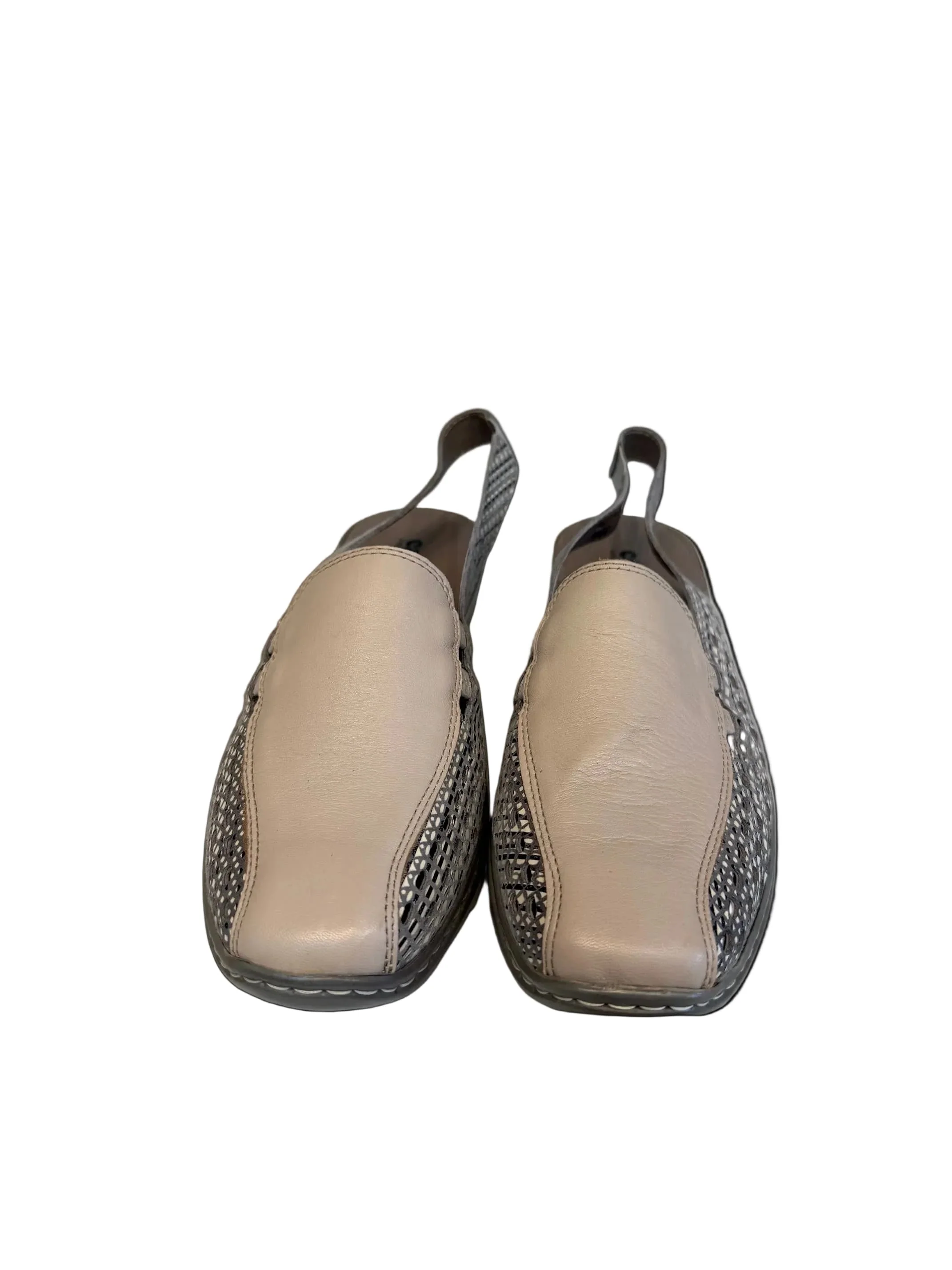 Cassini Women's Mot Slingback Loafers- Taupe/ Squaw - Image 4