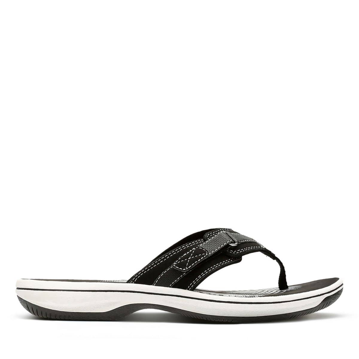 Clarks Women's Breeze Sea Flips- Black