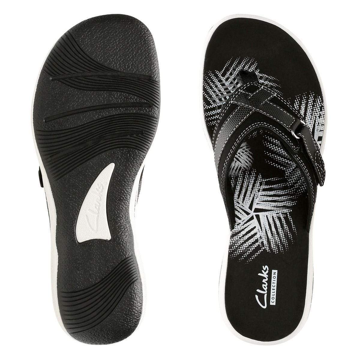 Clarks Women's Breeze Sea Flips- Black - Image 7