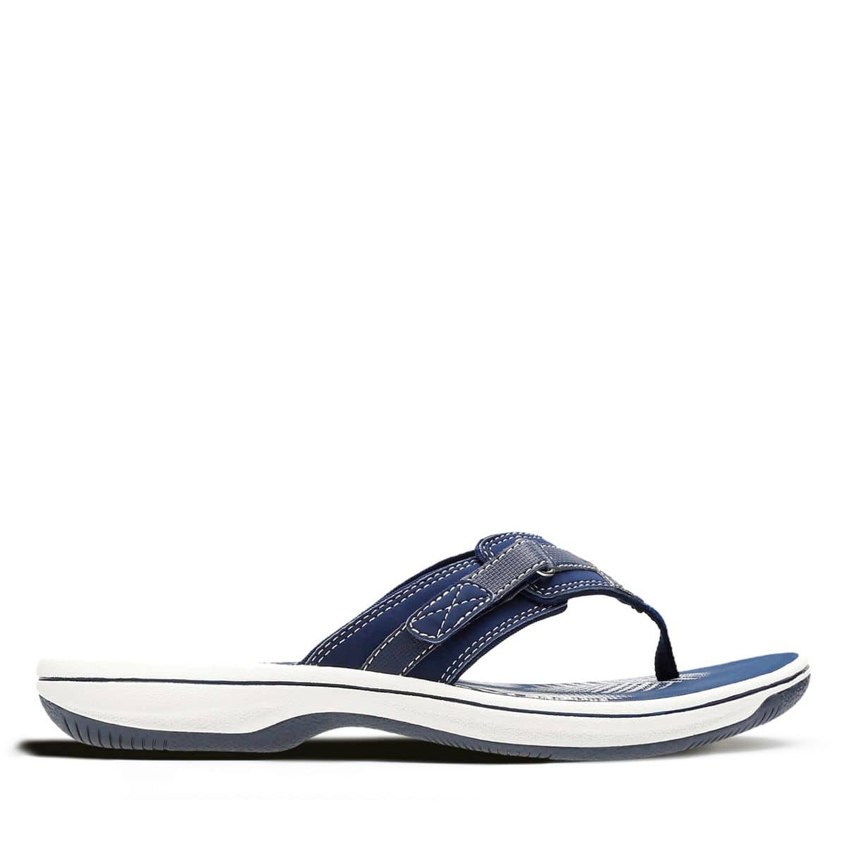 Clarks Women's Breeze Sea Flips- Navy