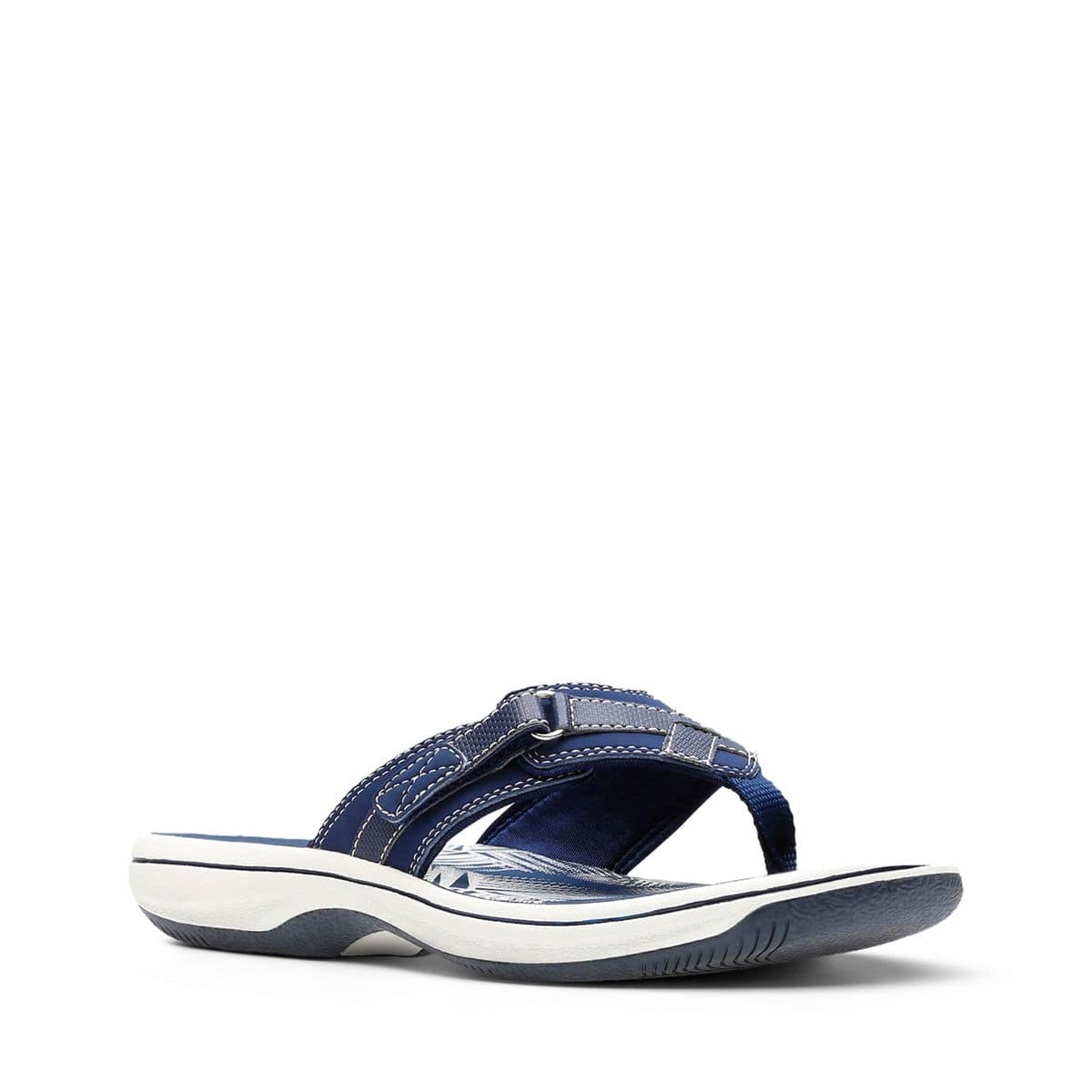 Clarks Women's Breeze Sea Flips- Navy - Image 2