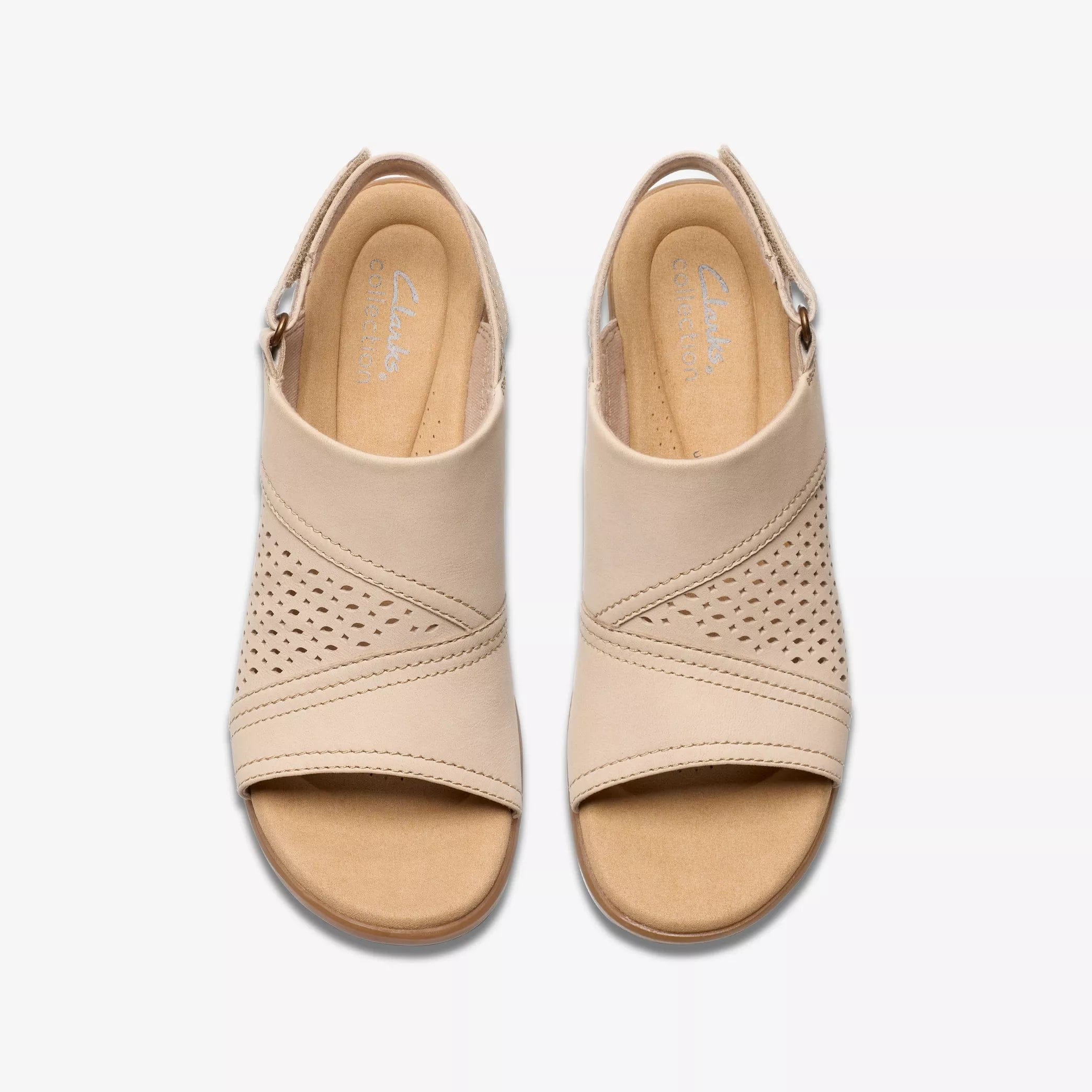 Clarks Women's Emily 2 Mist Heels- Sand Nubuck - Image 5