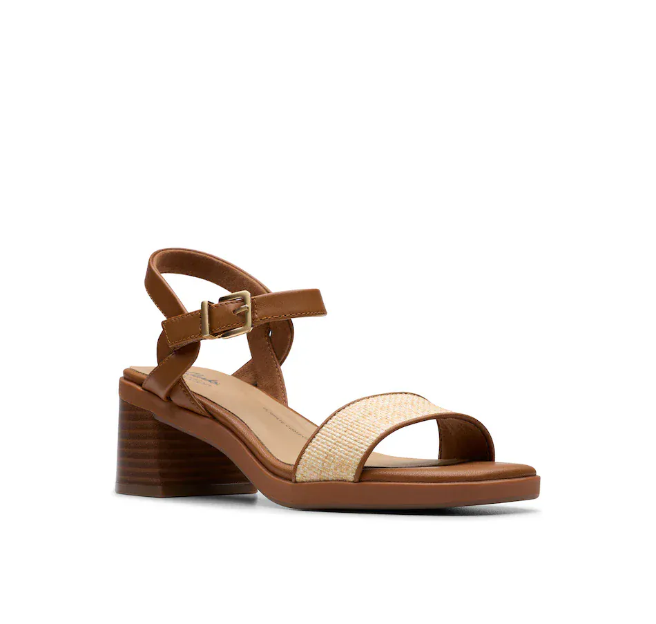 Clarks Women's Jaylan Ray Heels- Natural Interest - Image 2