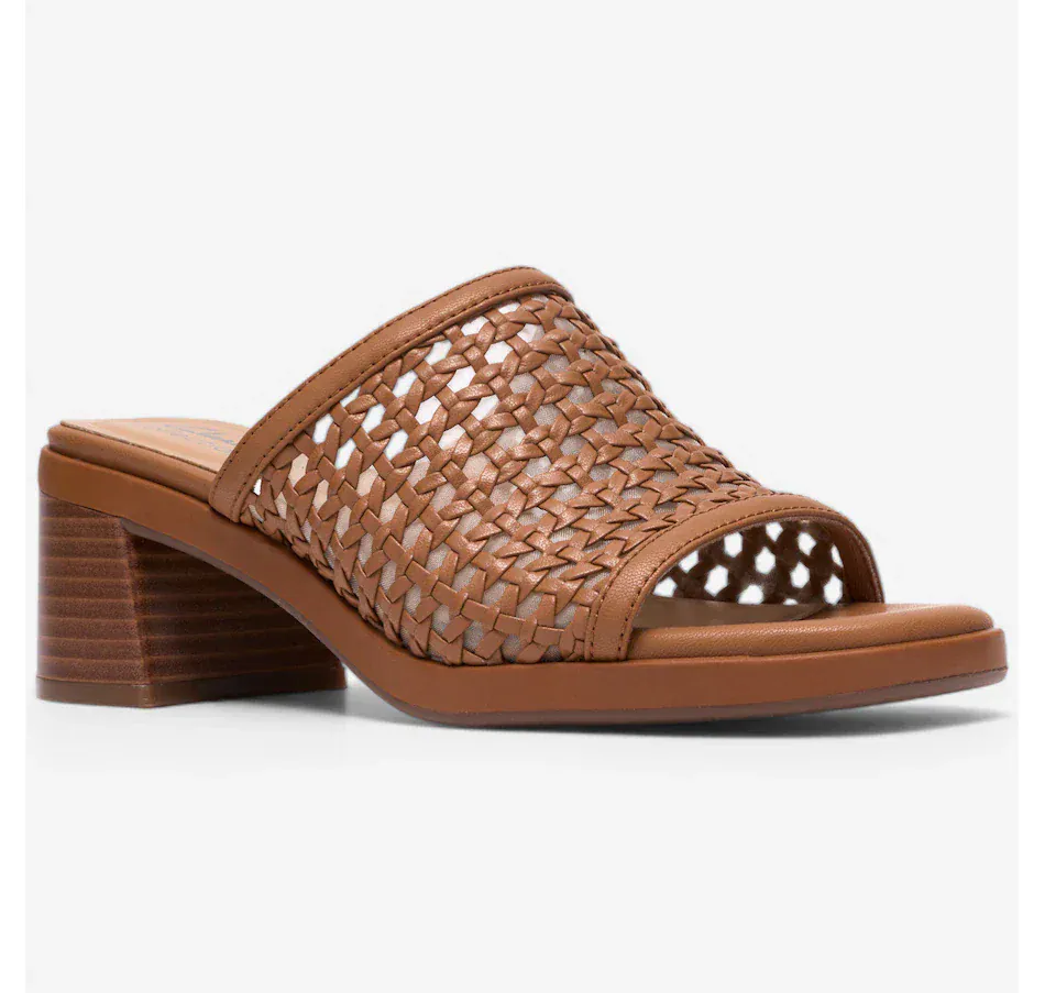Clarks Women's Jaylan Slide Heels- Tan Leather - Image 2