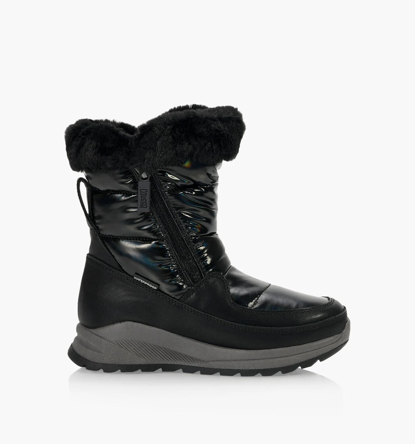 Cougar Kids Starla Boots- Black Shiny