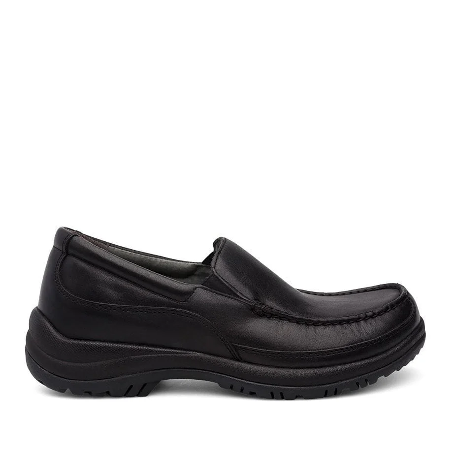 Dansko Men's Wayne Shoes- Black Full Grain