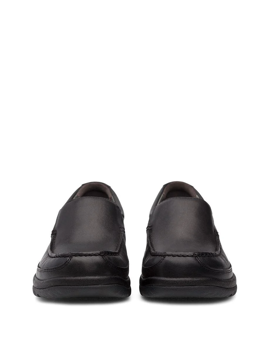 Dansko Men's Wayne Shoes- Black Full Grain - Image 4
