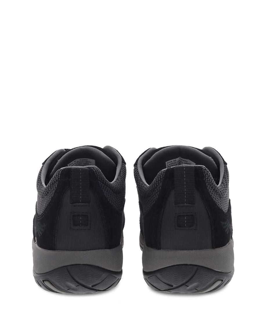 Dansko Women's Paisley Walking Shoes- Black/Black Suede - Image 4