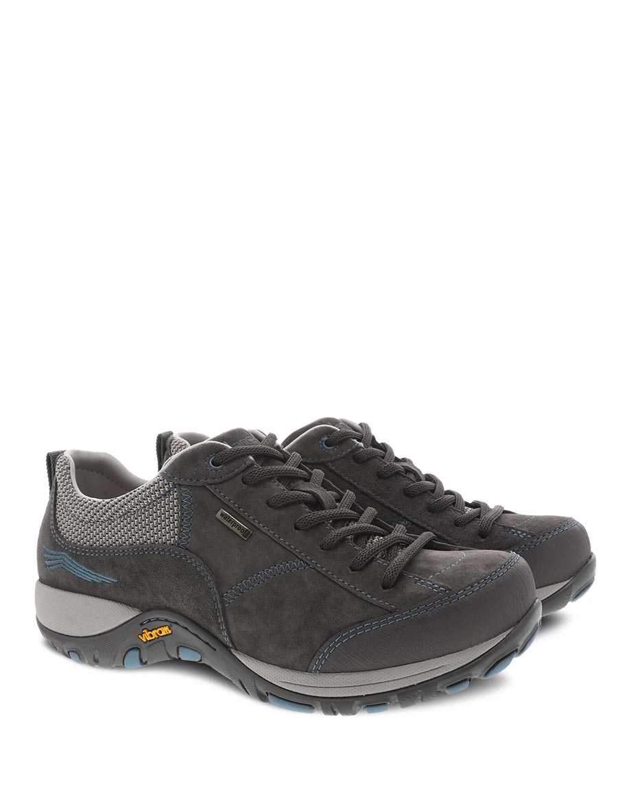 Dansko Women's Paisley Walking Shoes- Grey Suede - Image 3