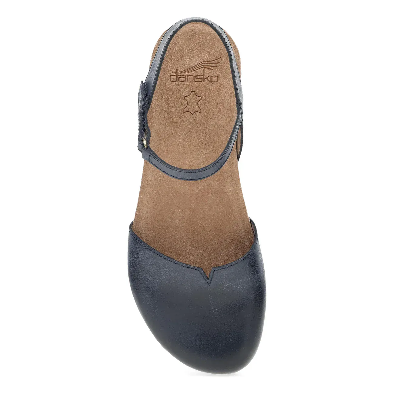 Dansko Women's Rowan Sandals- Navy Waxy Burnished - Image 3