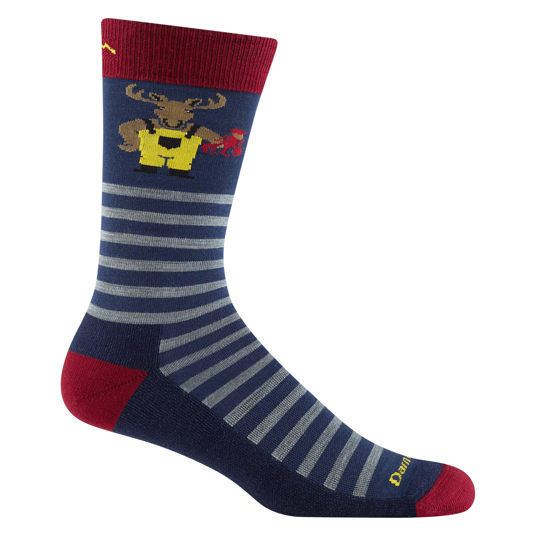 Darn Tough Unisex Crew Cushioned Lifestyle Socks- Storm