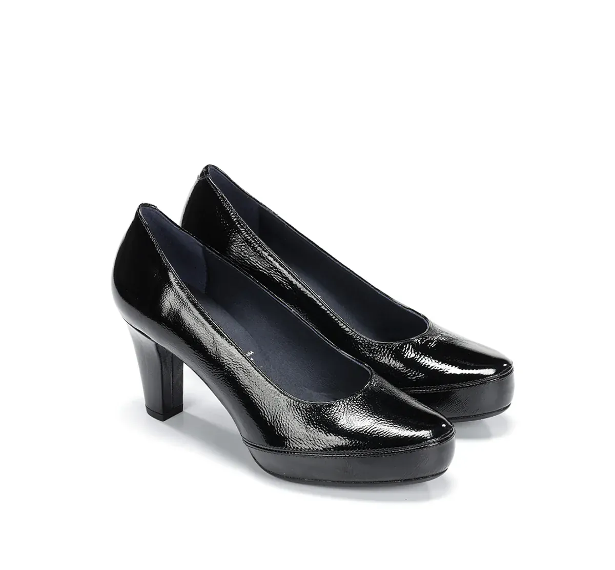 Dorking Women's Blesa Pumps- Napplak Black Patent - Image 4
