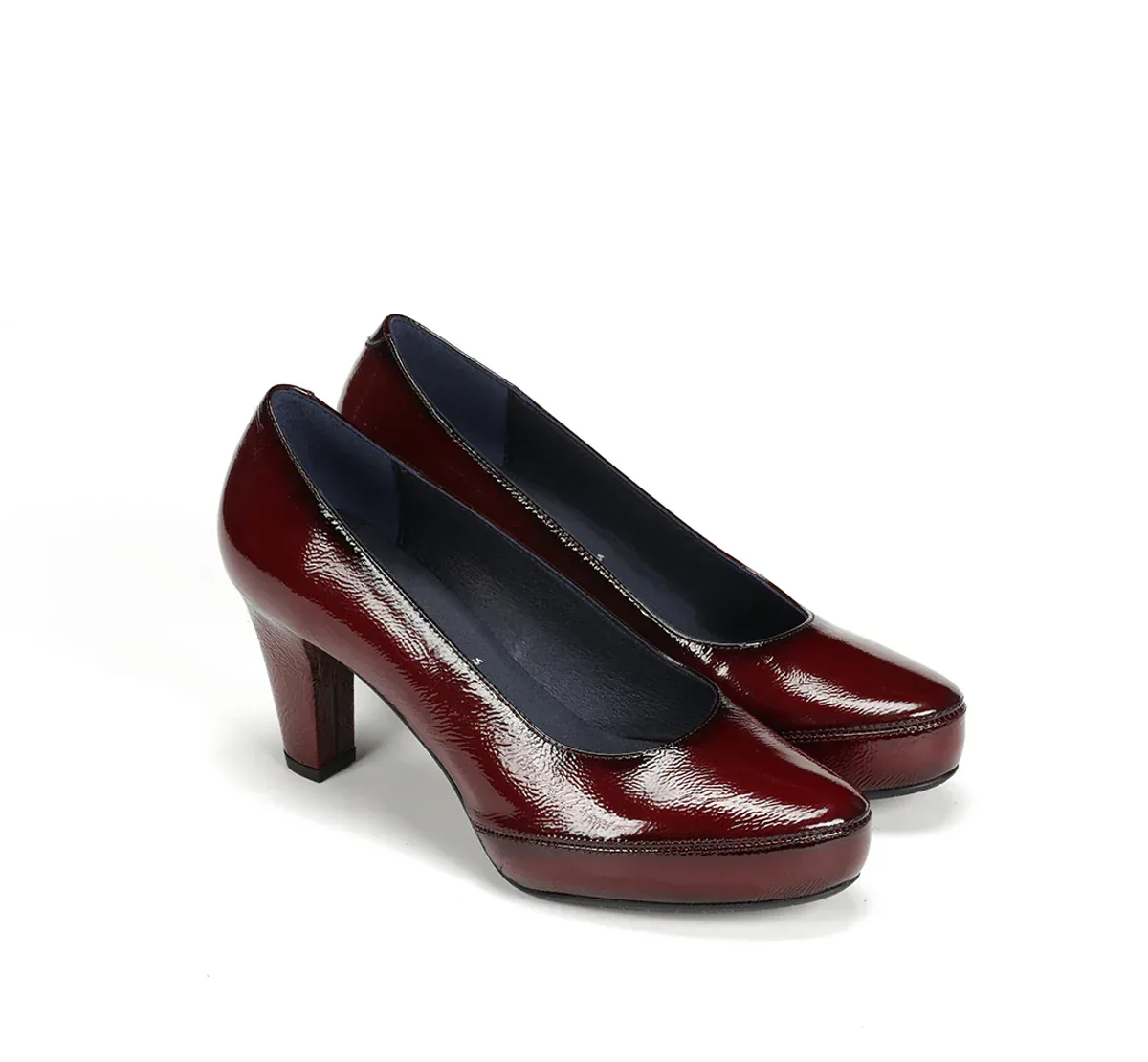 Dorking Women's Blesa Pumps- Napplak Burgundy Patent - Image 4