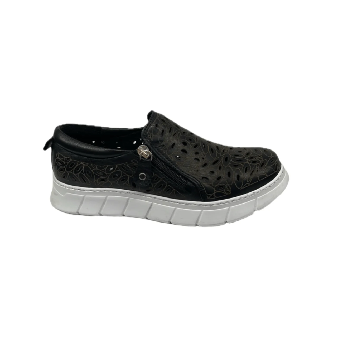 Dragonfly Women's Ursula Zip Loafers- Black