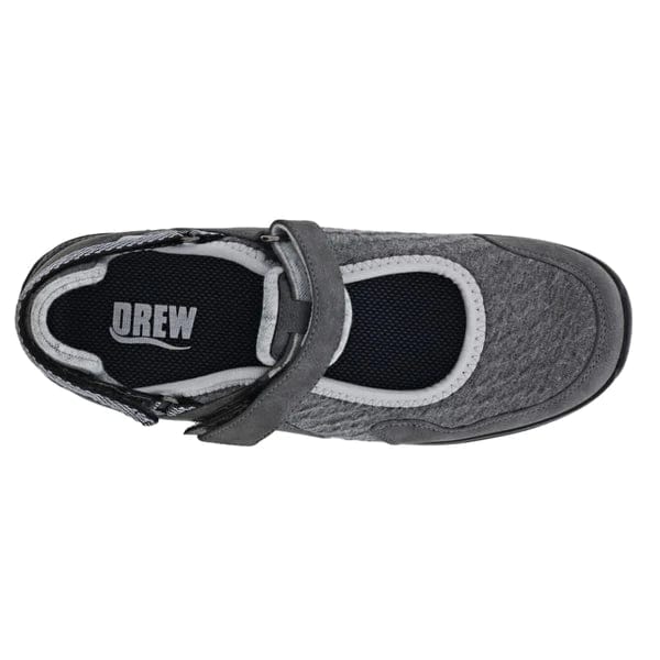 Drew Women's Buttercup Mary Janes- Grey Mesh - Image 3