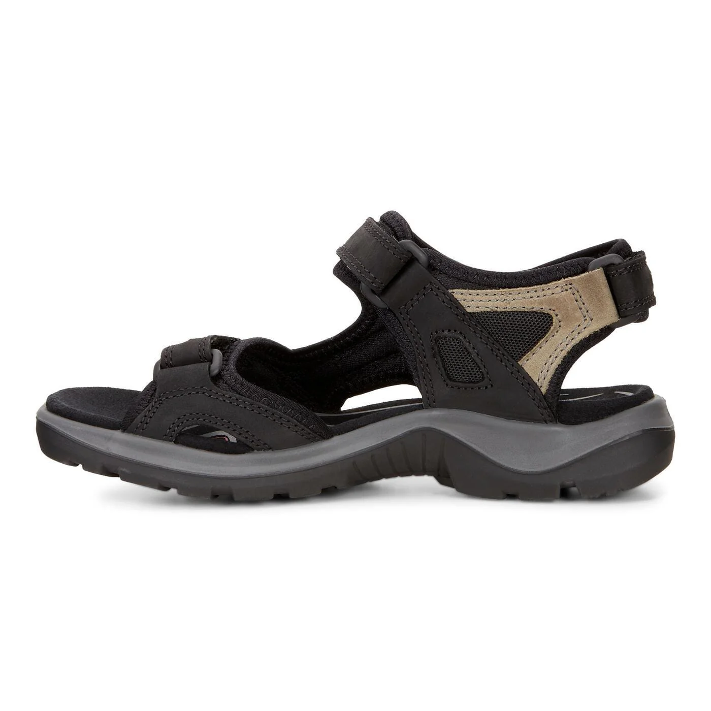 Ecco Women's Offroad Sandals- Black Mole/ Black - Image 2