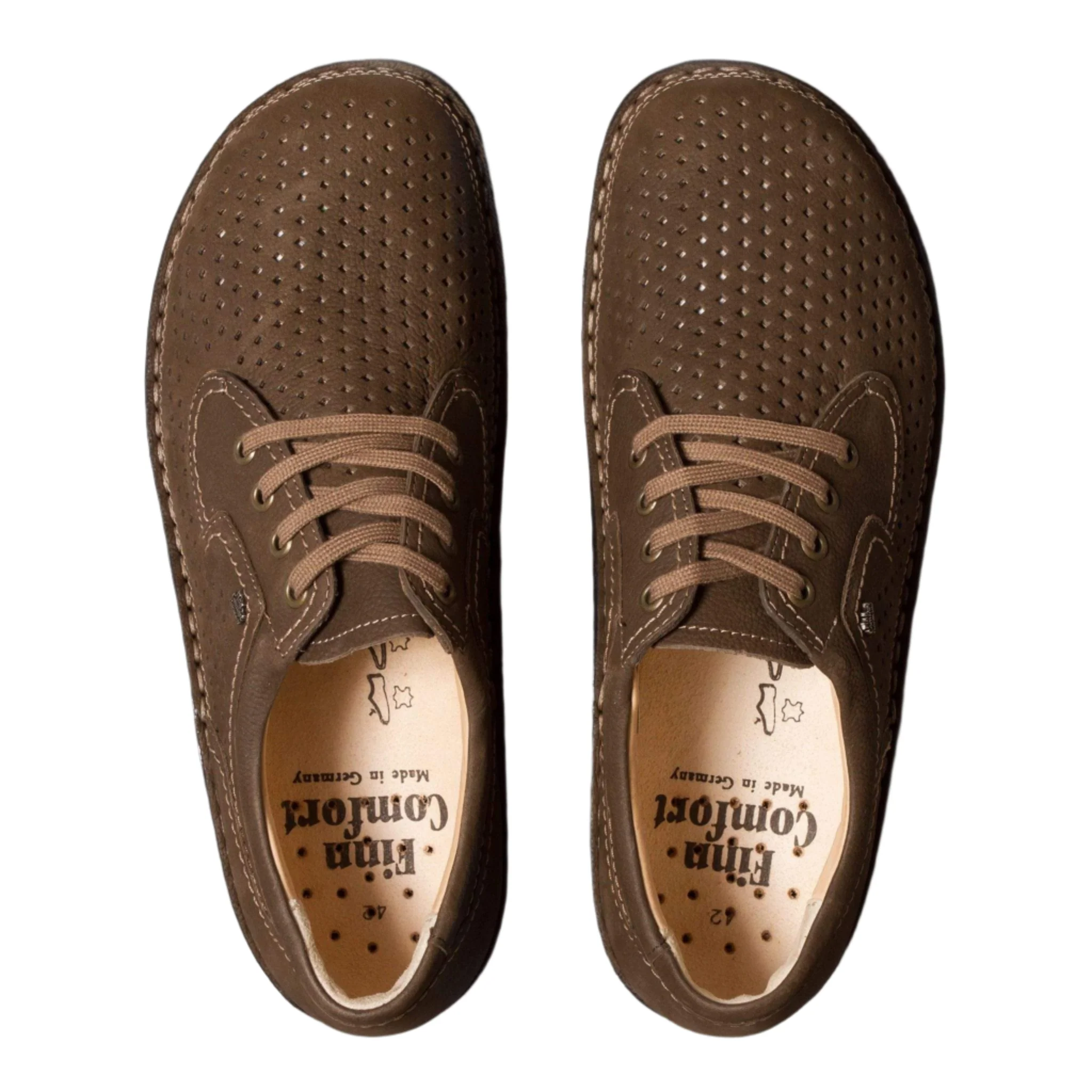 Finn Comfort Unisex Baden Oxfords- Nubukvienna Kaffee - Image 2
