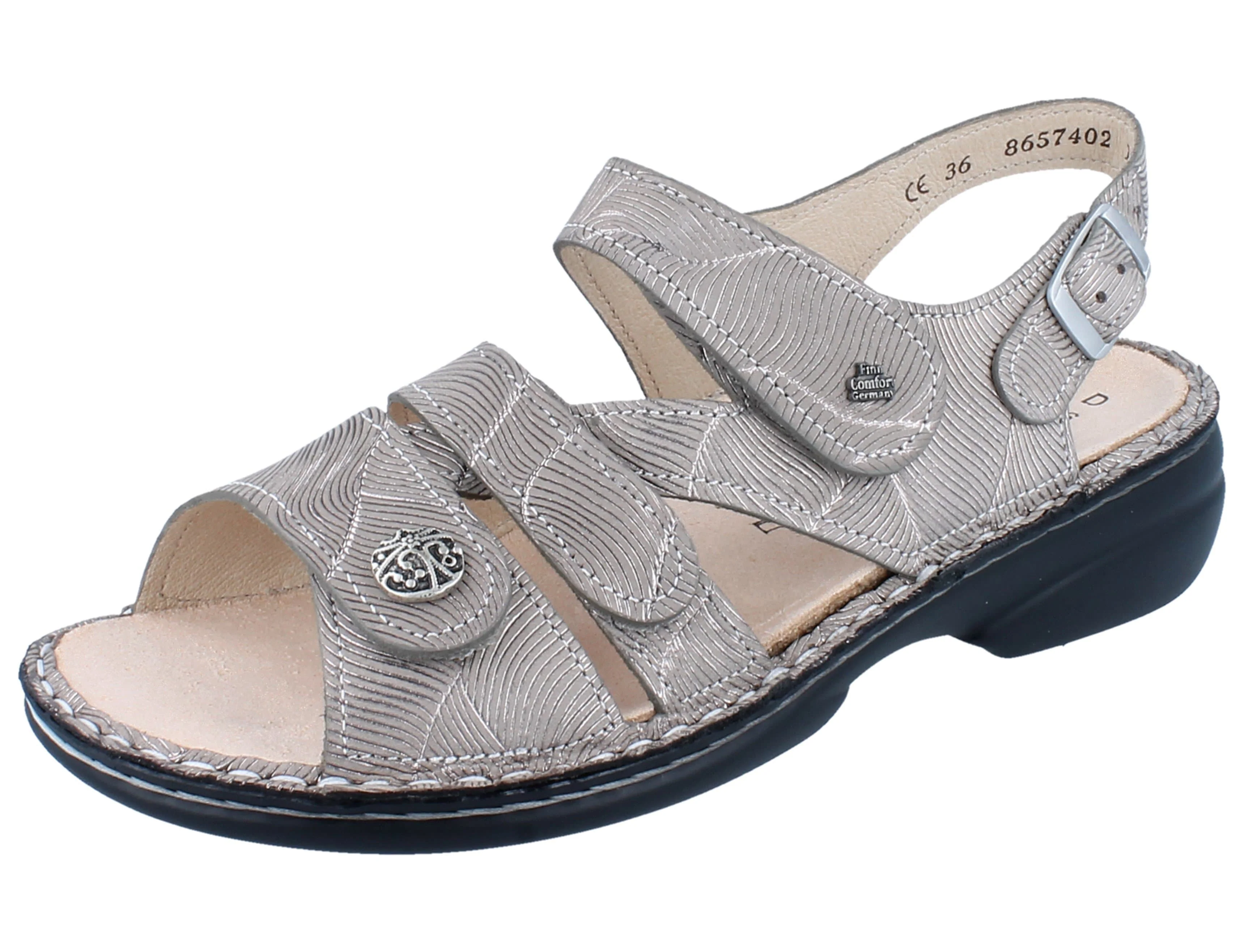 Finn Comfort Women's Gomera Sandals- Storm Sand - Image 2