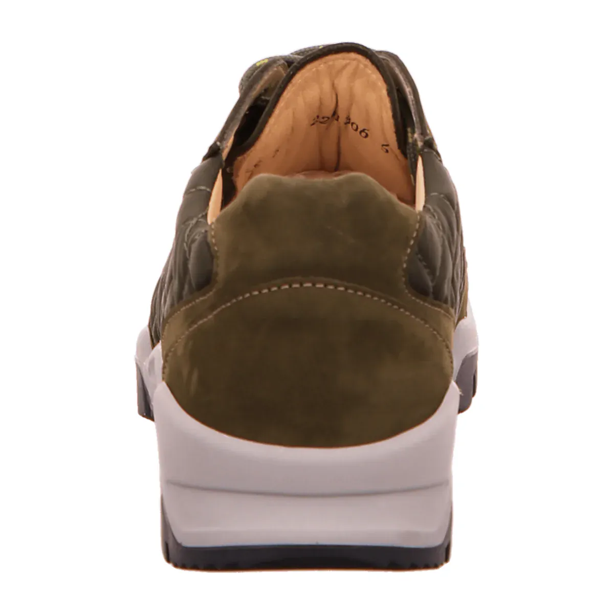 Finn Comfort Women's Tessin Walking Shoes- Nubuk/ Quilt Olive - Image 5