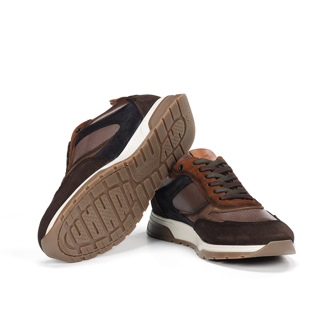 Fluchos Men's Louis Leather Sneakers- Cafe - Image 3