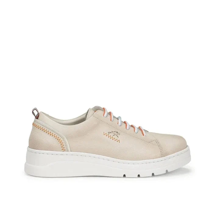 Fluchos Women's Pompas Sneakers- Raw Blanco