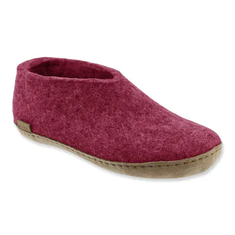 Glerups Shoe Slippers- Cranberry - Image 2