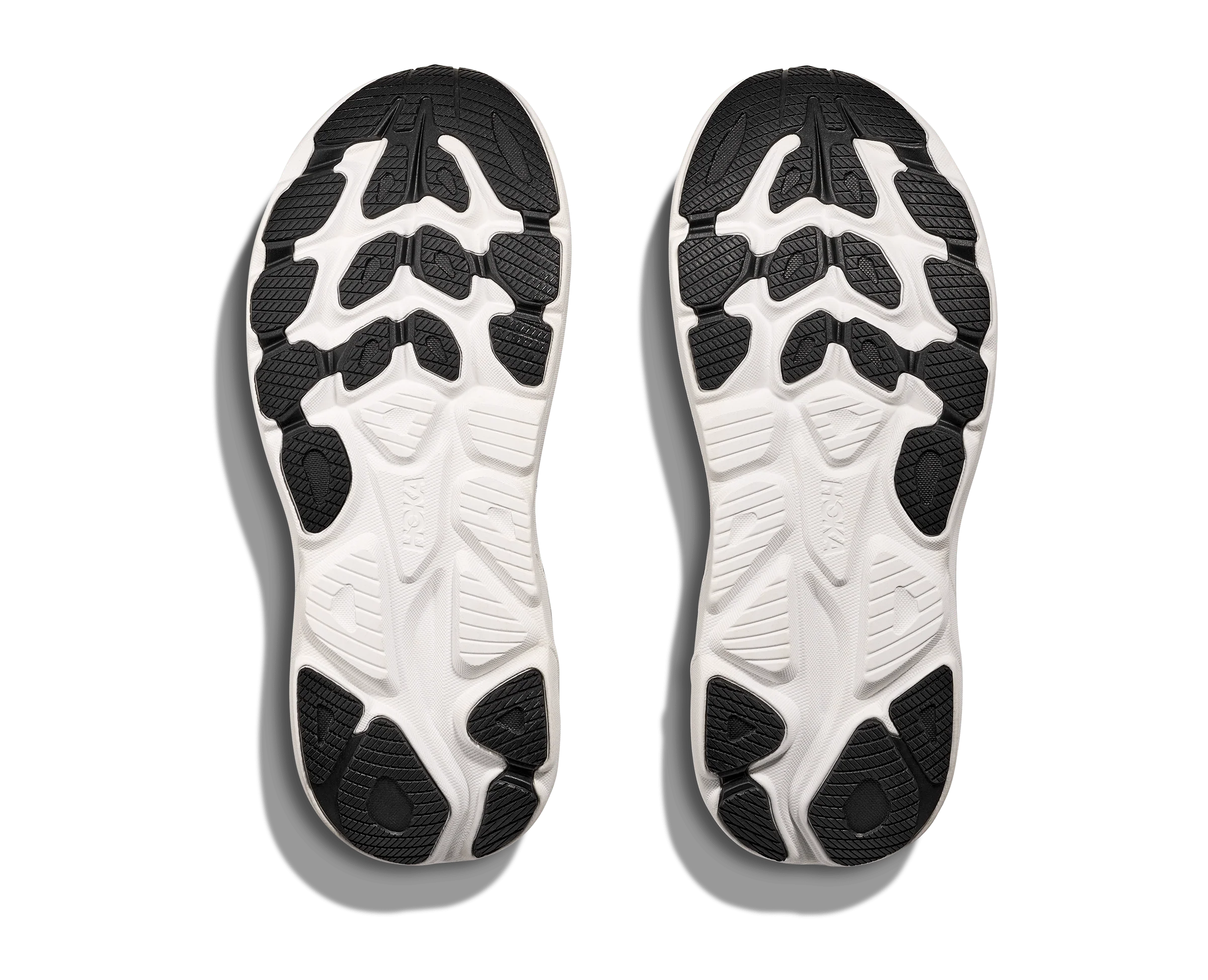 Hoka Men's Clifton 10 Running Shoes- Black/ White - Image 7