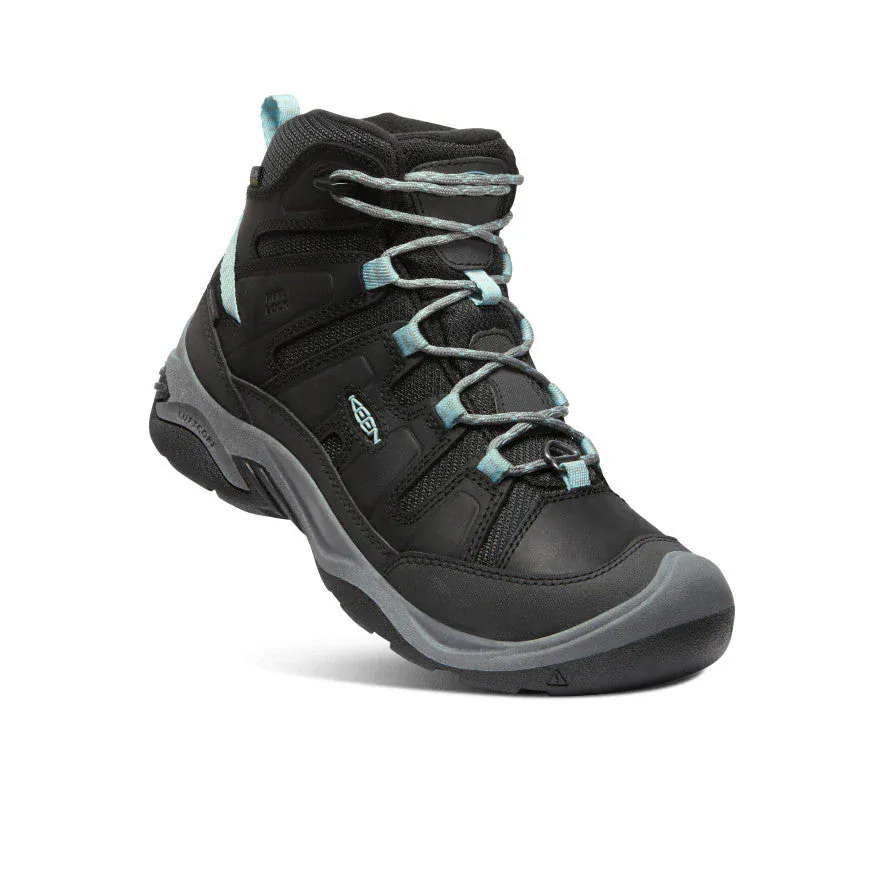 Keen Women's Circadia Mid Waterproof Polar Boots- Black/ Cloud - Image 3