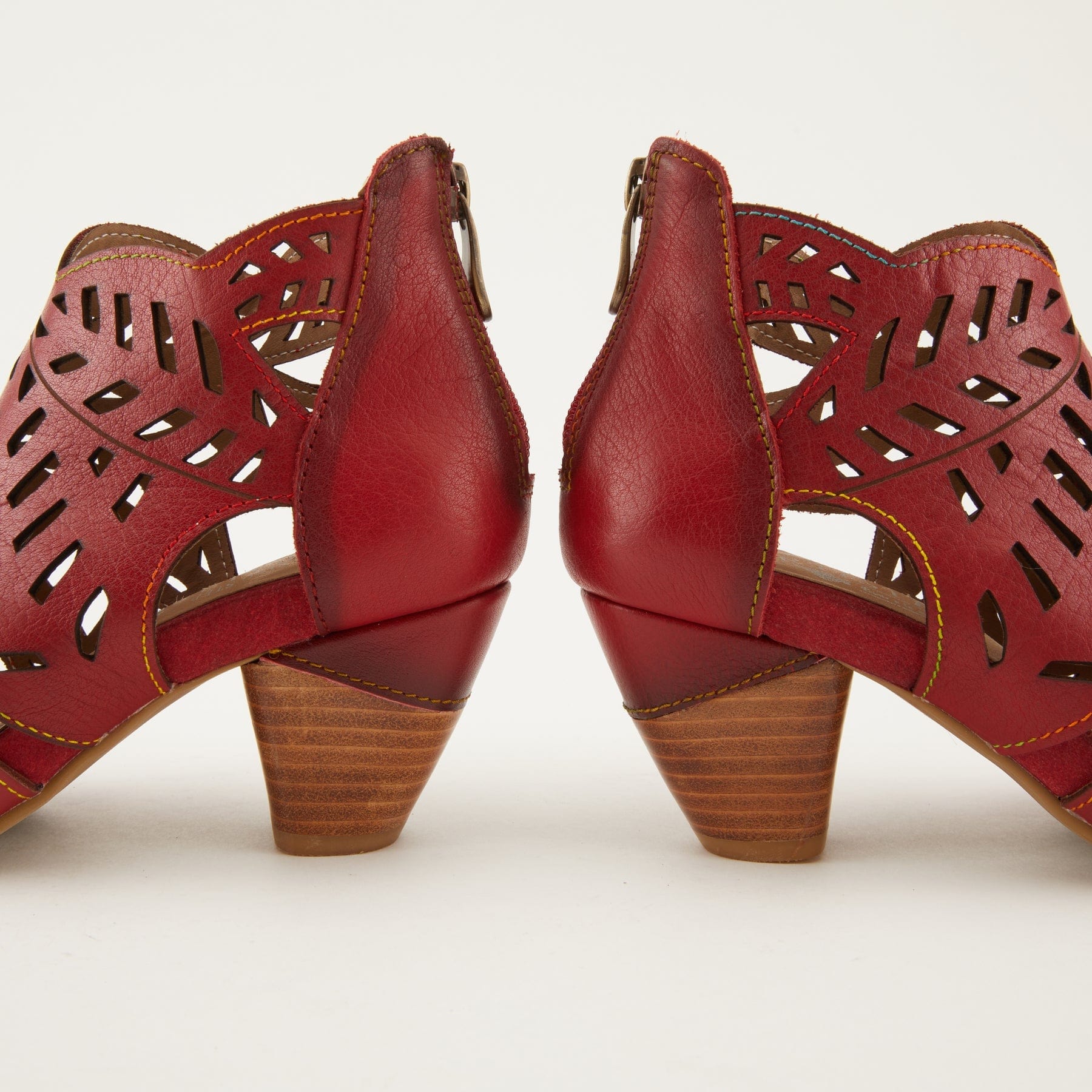 L'Artiste Women's Icon Fleur Heels- Red - Image 3