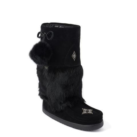 Manitobah Mukluks Snowy Owl Waterproof Mukluks- Black - Image 2