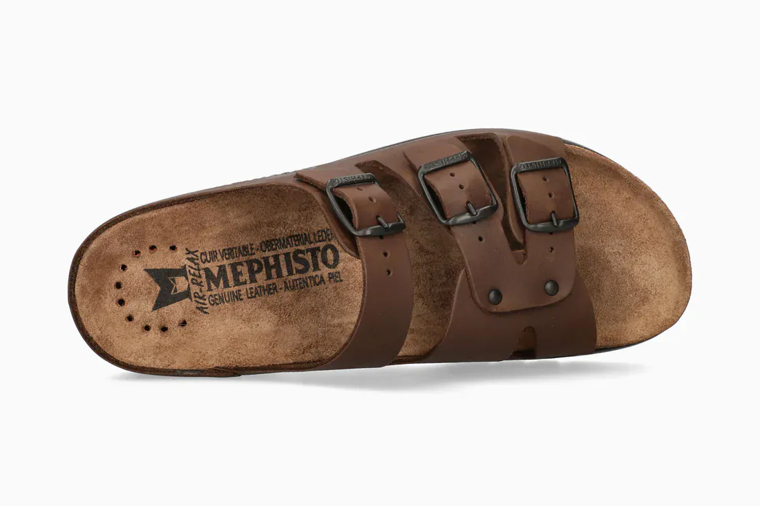 Mephisto Men's Zach Fit Sandals- Dark Brown - Image 3