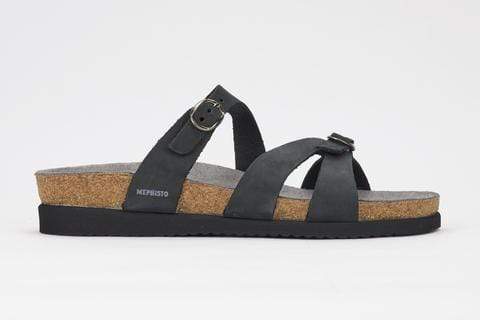 Mephisto Women's Hannel Sandals- Black
