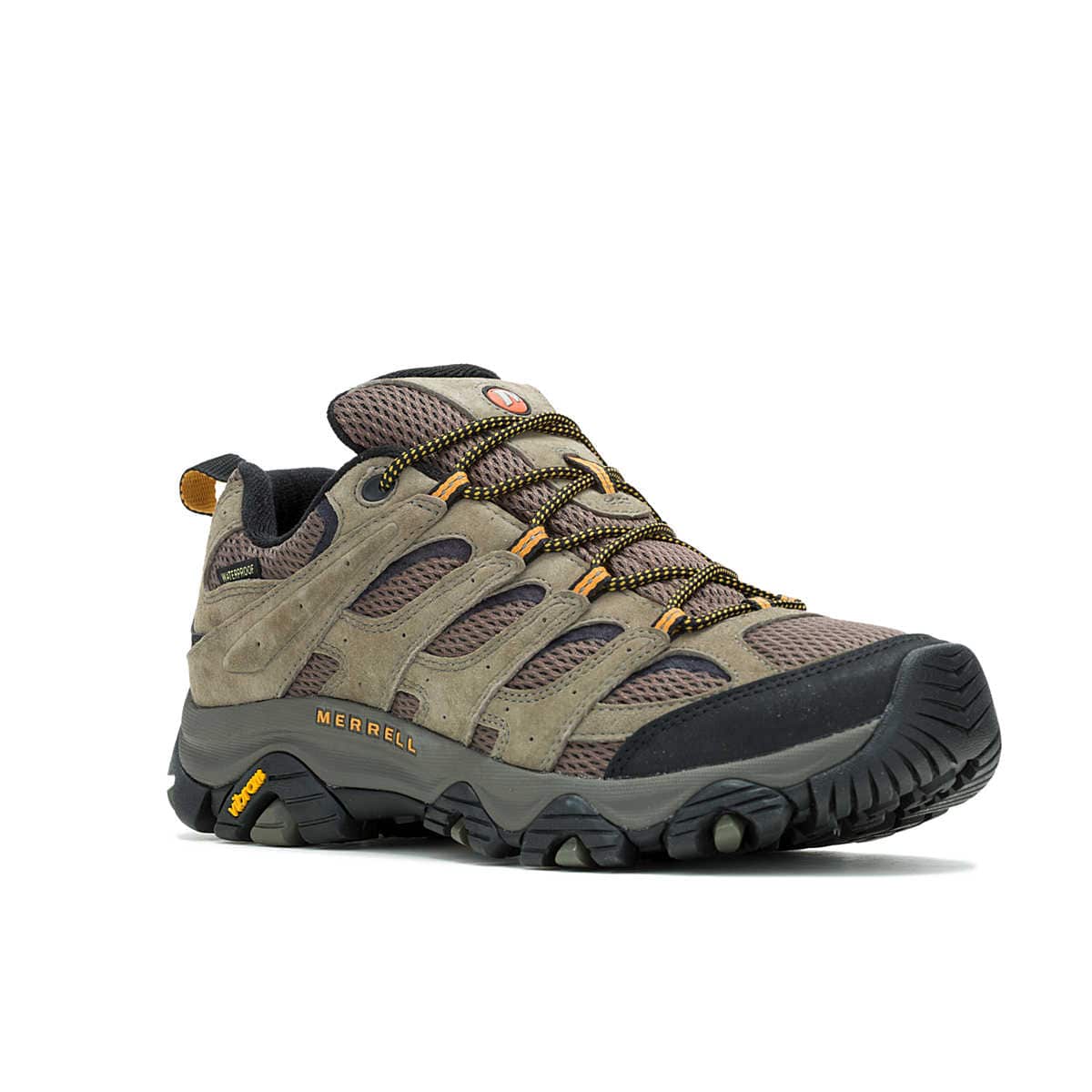 Merrell Men's Moab 3 Waterproof Hiking Shoes- Walnut - Image 2