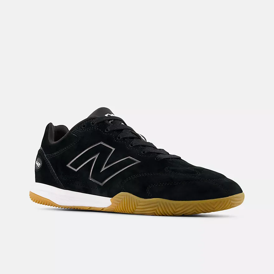 New Balance Unisex 442 Elite IN LS V3 Soccer Shoes- Black/ White - Image 2