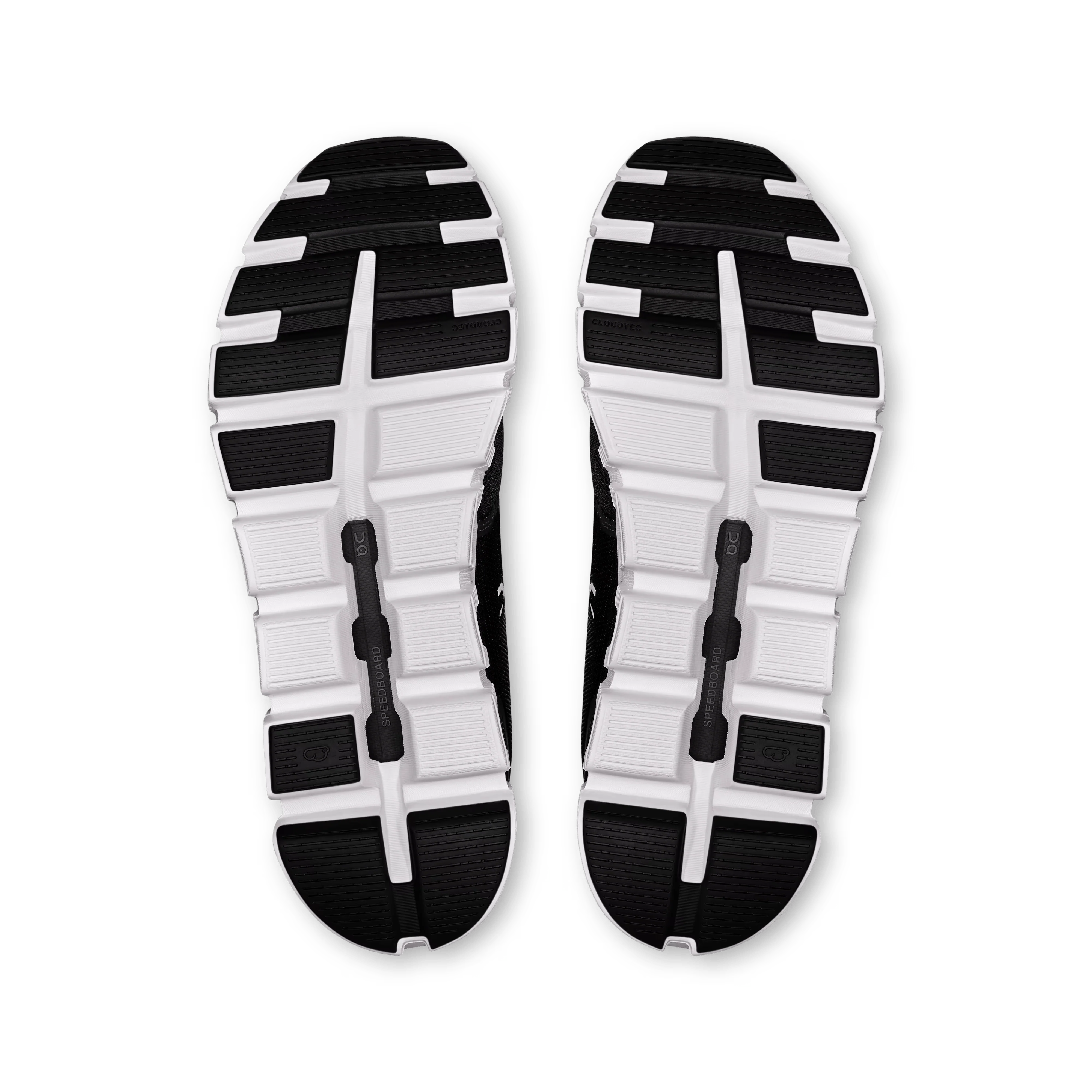 On Cloud Men's Cloud 6 Running Shoes- Black/White - Image 6