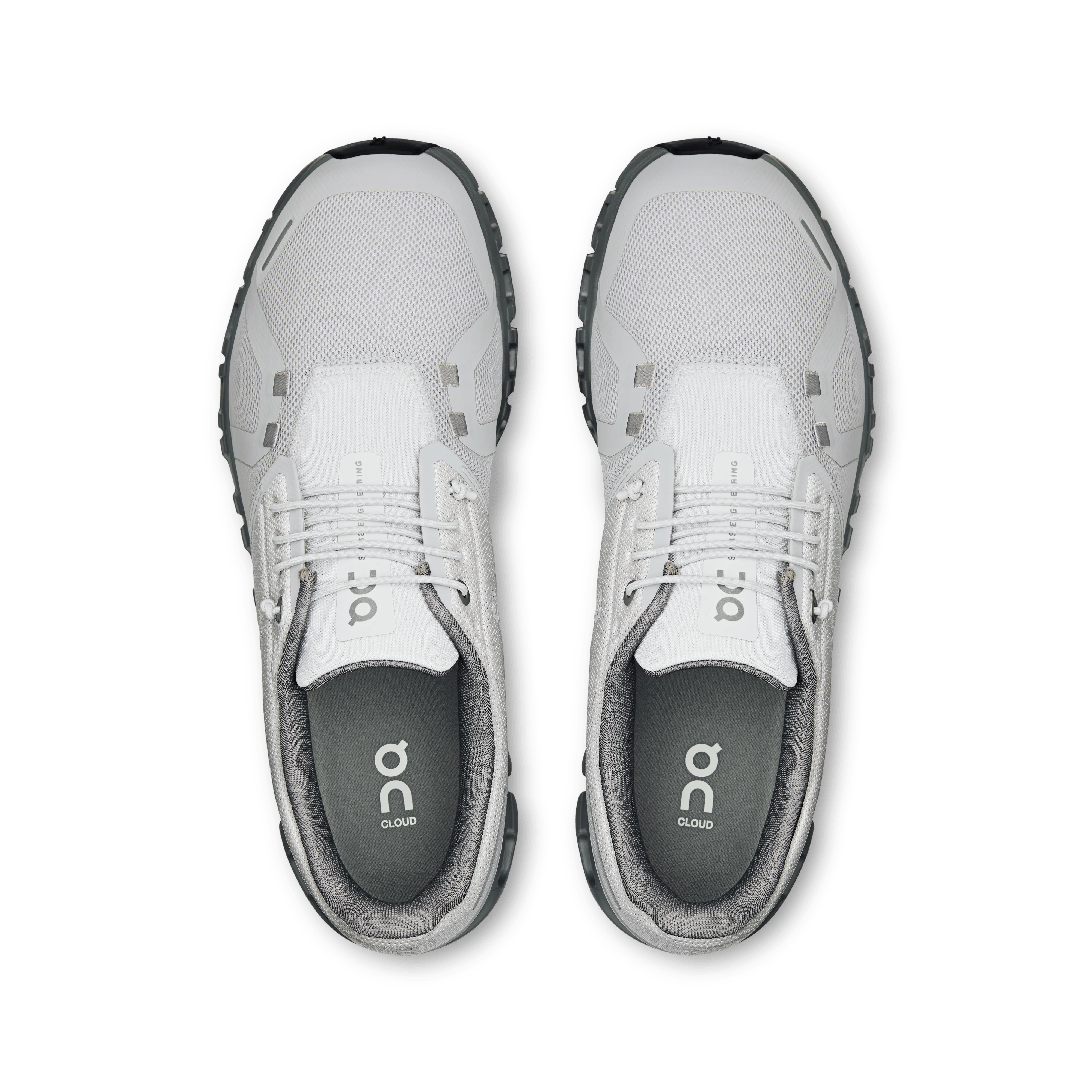 On Cloud Men's Cloud 6 Running Shoes- Wolf/ Rock - Image 3