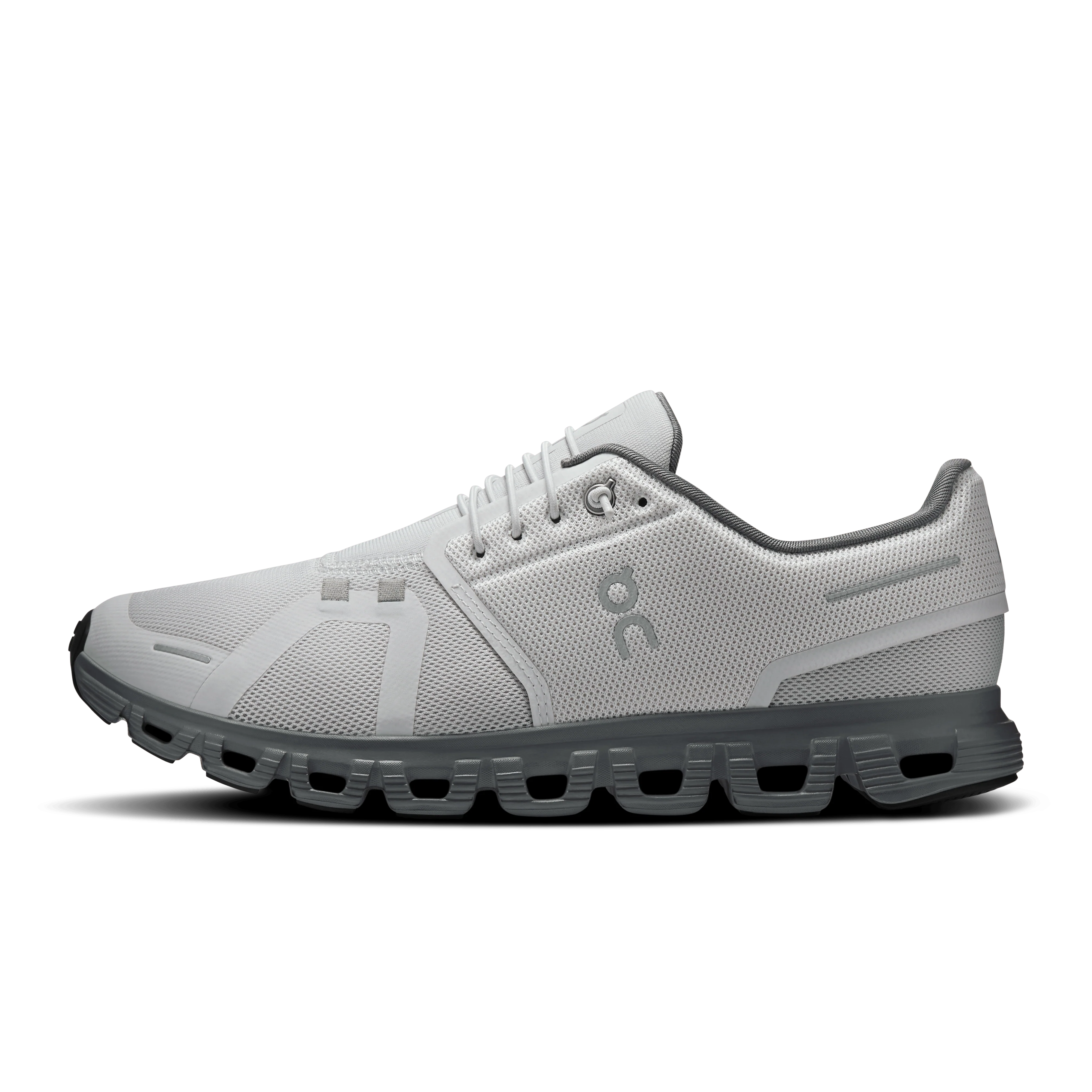 On Cloud Men's Cloud 6 Running Shoes- Wolf/ Rock - Image 4