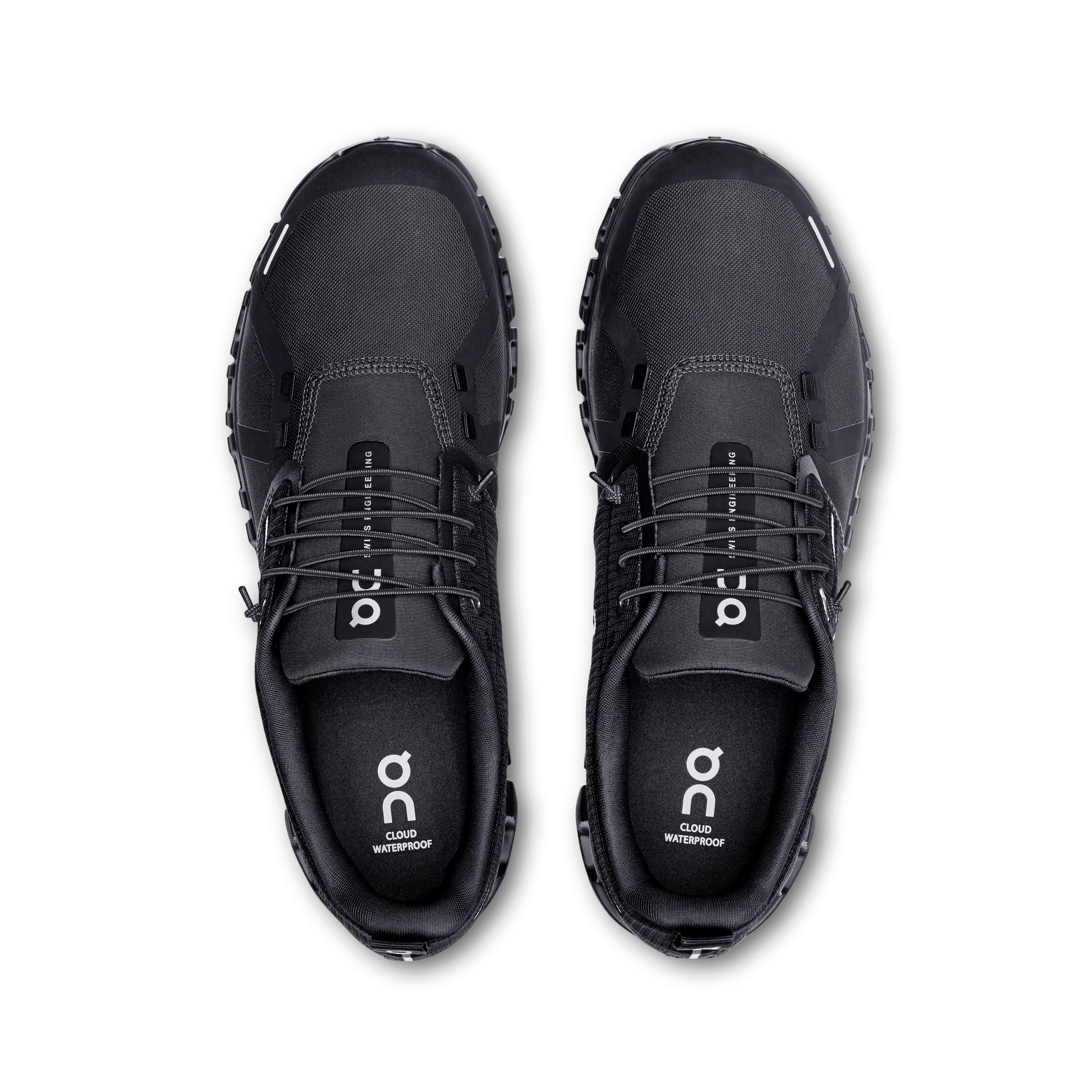 On Cloud Men's Cloud 6 Waterproof Running Shoes- All Black - Image 2