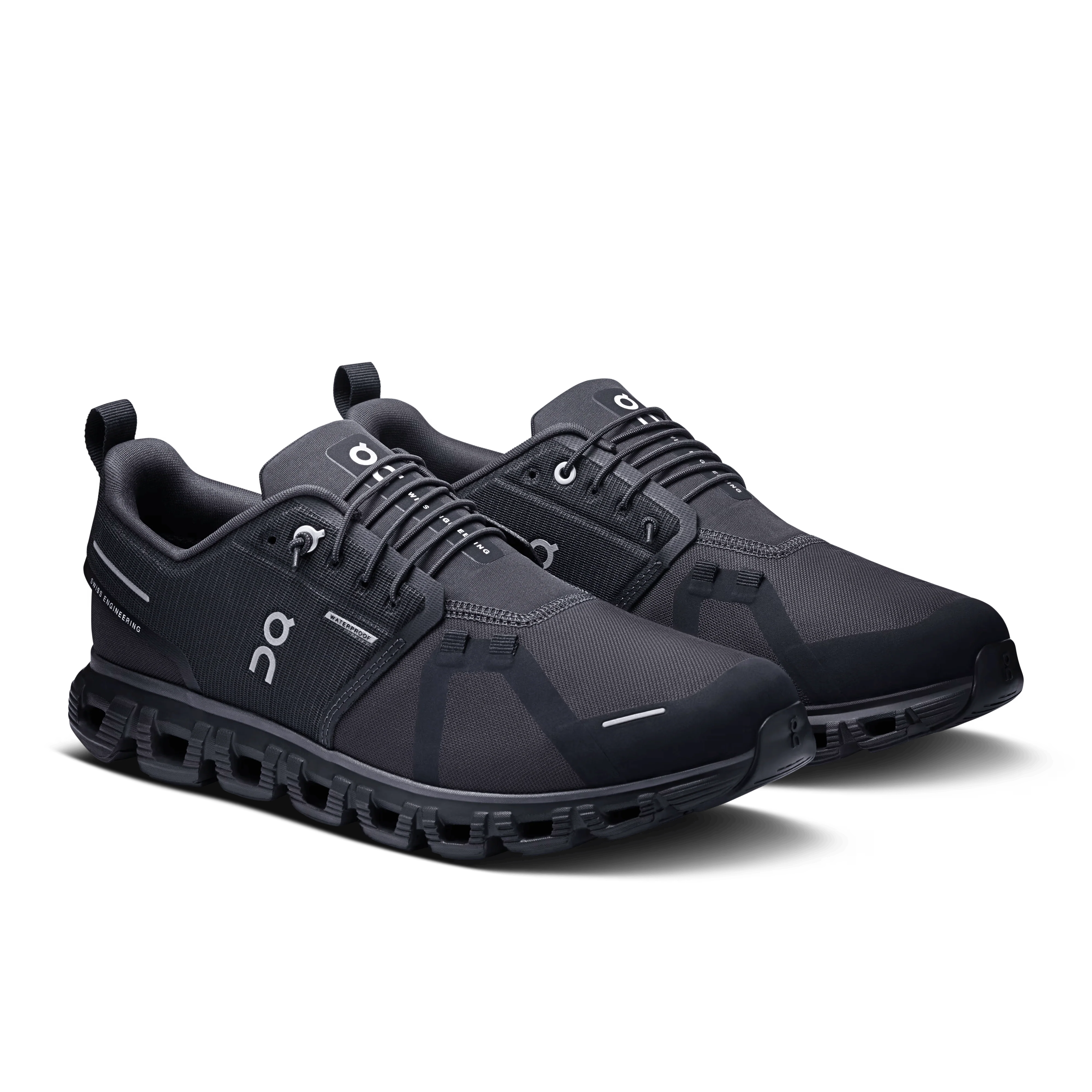 On Cloud Men's Cloud 6 Waterproof Running Shoes- All Black - Image 6