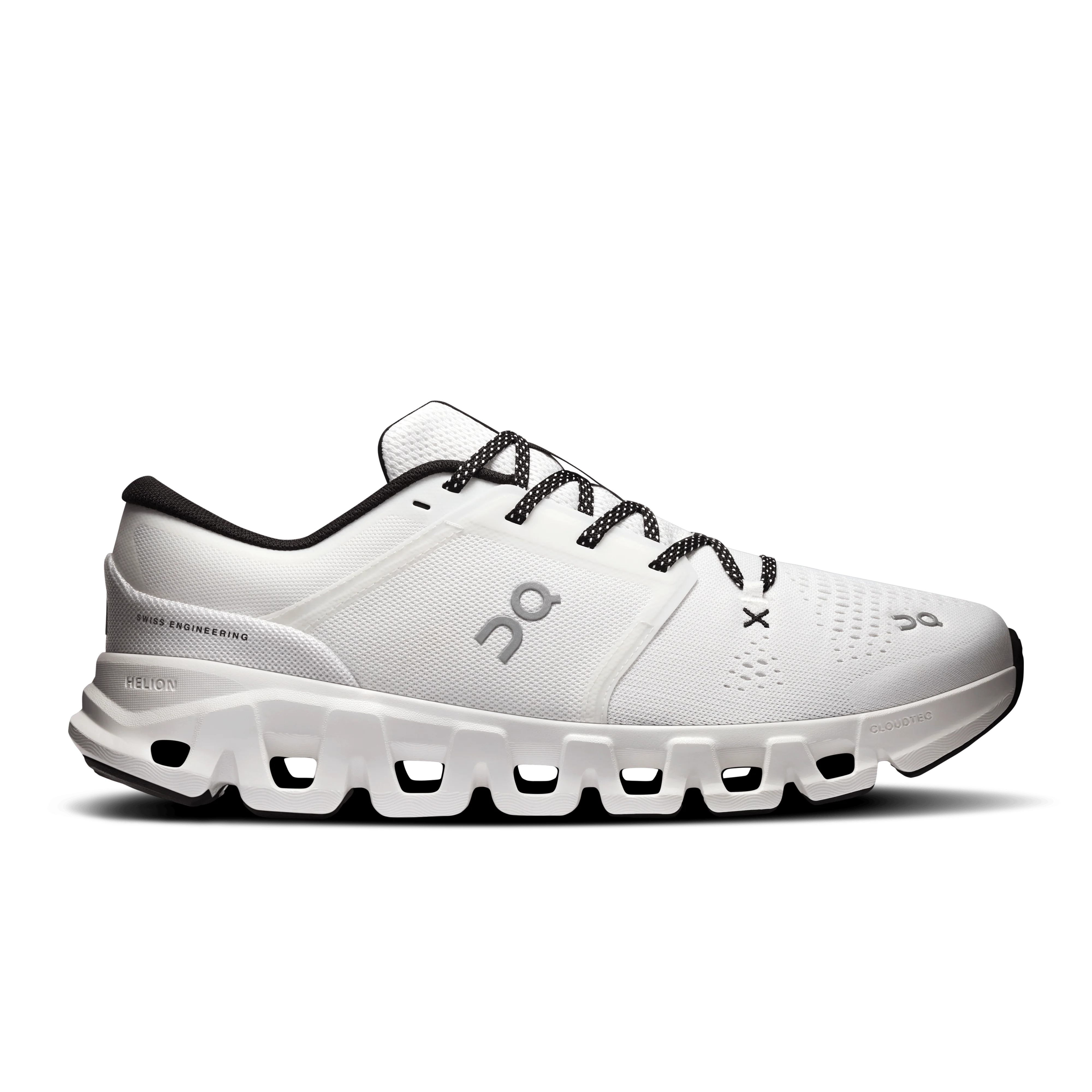 On Cloud Men's Cloud X5 Running Shoes- White/ Black