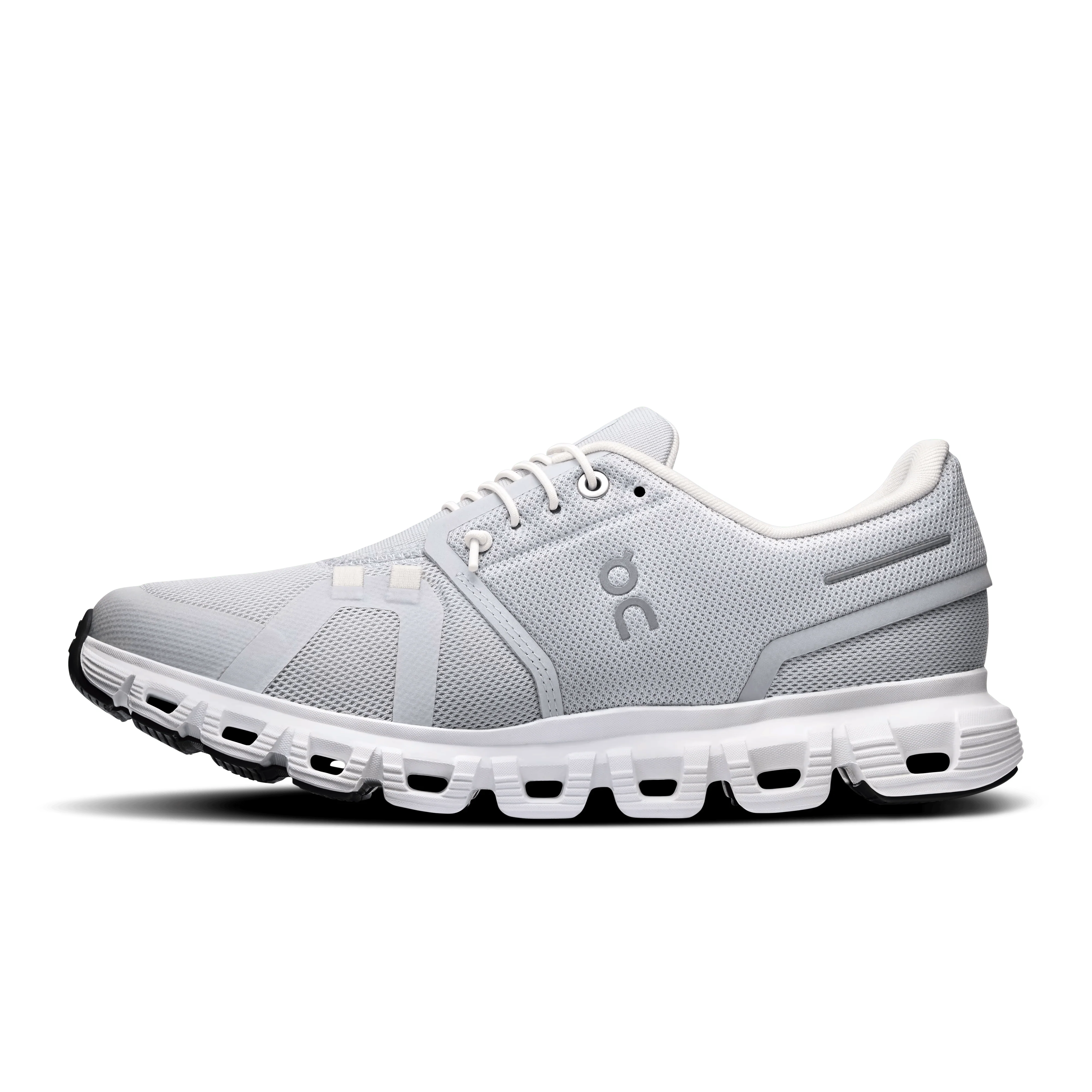 On Cloud Women's Cloud 6 Running Shoes- Glacier/ White - Image 4